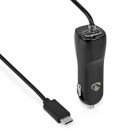 CCHAC300ABK Autolader | 18 w | 1x 3.0 a | outputs: 1 | usb-c kabel | 1.00 m | single voltage output