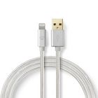 CCTB39300AL20 Usb-kabel | usb 2.0 | apple lightning 8-pins | usb-a male | 480 mbps | verguld | 2.00 m | rond | geb