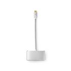 CCTB64760AL02 Usb multi-port adapter | 3-in-1 | usb 3.2 gen 1 | usb-c™ male | usb-a female / usb-c™ fe