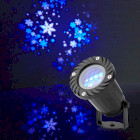 CLPR1 Decoratieve verlichting | led sneeuwvlok projector | witte en blauwe ijskristallen | binnen & buiten