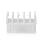 CMGC21052WT Kabelmanagement | kabelclip | click & go | 2 stuks | aantal sleuven: 5 sleuven | maximale kabeldikte