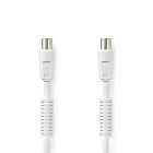 CSGL40020WT10 Coaxkabel | iec (coax) male | iec (coax) female | vernikkeld | 120 db | 75 ohm | viervoudig afgesche