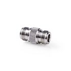 CSGP42950ME Satelliet- en antenne-adapter | n-female | n-female | vernikkeld | 50 ohm | recht | metaal | zilver 
