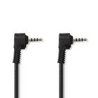 CVGB22000BK10 Audio-videokabel | 3,5 mm male | 3,5 mm male | vernikkeld | 1.00 m | rond | pvc | zwart