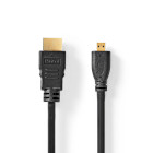 CVGB34700BK20 High speed ​​hdmi™-kabel met ethernet | hdmi™ connector | hdmi™ micro-