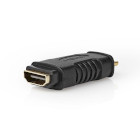 CVGB34906BK Hdmi™-adapter | hdmi™ mini-connector | hdmi™ output | verguld | recht | abs | zwar