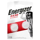 EN-637991 Lithium-knoopcelbatterij cr2430 | 3 v dc | 320 mah | 2-blister | zilver
