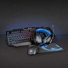 GCK41100BKIT Gaming combo kit | 4-in-1 | toetsenbord, koptelefoon, muis en muismat | blauw / zwart | qwerty | ita