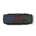 GKBD100BKUS Bedraad gaming toetsenbord | usb 2.0 | membrane toetsen | led | us internationaal | us internationaa