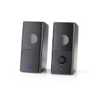 GSPR10020BK Gaming speaker | speaker-kanalen: 2.0 | usb gevoed | 3,5 mm male | 18 w | zonder verlichting | volum