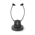 HPRF021BK Draadloze tv-koptelefoon | rf | in-ear | maximale batterijduur: 7 uur | 25 m | digitale audio | laad