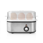 KAEB120EAL Eierkoker | 3 eieren | maatbeker | aluminium / zwart