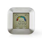 KATR105SI Digitale thermometer | binnen | binnentemperatuur | luchtvochtigheid binnenshuis | wit / zilver