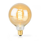 LBDE27G125GD Led-filamentlamp e27 | g125 | 3.8 w | 250 lm | 2100 k | dimbaar | extra warm wit | retrostijl | 1 st