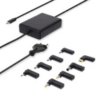 NBAU100110BK Notebook-adapter | gan | 100 w | 5 / 9 / 12 / 15 / 20 v dc | 3.0 / 5.0 a | gebruikt voor: notebook /