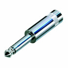 NTR-NYS201 Monoconnector 6.35 mm male zilver