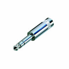 NTR-NYS202 Stereoconnector 6.35 mm male zilver