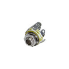 NTR-NYS230 Stereoconnector 6.35 mm female zilver