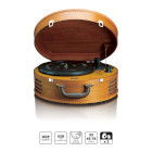 TT-34 Retro platenspeler met 2 ingebouwde luidsprekers bruin