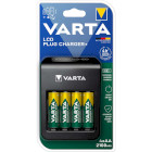 VARTA-57687 Nimh lcd plug charger+ (aa, aaa & 9 volt) inclusief 4x aa 2100 mah
