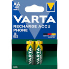 VARTA-T399B Oplaadbare nimh batterij aa 1.2 v 1600 mah 2-blister