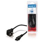 VLEB10100B20 Schuko stroomkabel schuko male - iec-320-c5 2.00 m zwart
