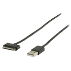 VLMB39100B20 Data en oplaadkabel apple dock 30-pins - usb a male 2.00 m zwart