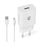 WCHAC242AWT Oplader | 12 w | snellaad functie | 1x 2.4 a | outputs: 1 | usb-a | usb type-c™ (los) kabel | 