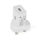 WCHAU242AWTUK Oplader | 12 w | snellaad functie | 1x 2.4 a | outputs: 1 | usb-a | single voltage output