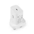 WCPD20W102WTUK Oplader | 1.67 / 2.22 / 3.0 a | outputs: 1 | usb-c™ | 20 w | automatische voltage selectie
