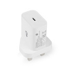 WCPD20W102WTUK Oplader | 20 w | pd3.0 20w | snellaad functie | 1.67 / 2.22 / 3.0 a | outputs: 1 | usb-c™ | au