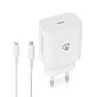 WCPDL20W112WT Oplader | 20 w | snellaad functie | 1.67 / 2.22 / 3.0 a | outputs: 1 | usb-c™ | lightning 8-pi