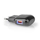 WCQC301ABK Oplader | 18 w | snellaad functie | 1x 3.0 a | outputs: 1 | usb-a | geen kabel inbegrepen | automati