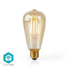 WIFILF10GDST64 Smartlife led filamentlamp | wi-fi | e27 | 500 lm | 5 w | warm wit | 2200 k | glas | android™ 