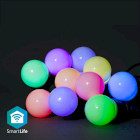 WIFILP03C10 Smartlife decoratieve verlichting | feestverlichting | wi-fi | rgb / wit | 10 led's | 9.00 m | andro
