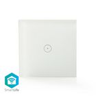 WIFIWS10WT Smartlife wandschakelaar | wi-fi | enkel | muurmontage | 1000 w | android™ / ios | glas | wit