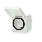 ZBPO130FWT Smartlife slimme stekker | zigbee 3.0 | ip44 | energiemeter | 3680 w | type f (cee 7/7) | -25 - 55 &