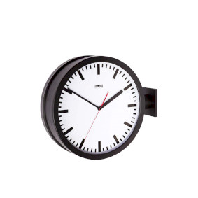 176224 Wandklok 38 cm analoog zwart/wit