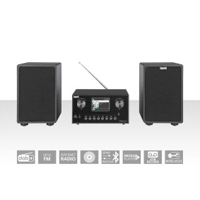 22-329-00 Dabman i310 cd hybride micro hifi systeem dab+ / fm / internet / bluetooth zwart