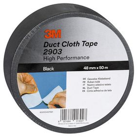 290348B Universele ducttape tape 2903 zwart 48 mm x 50 m