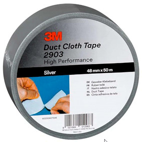 290348S Scotch® duct cloth tape 2903, zilver, 48 mm x 50 m