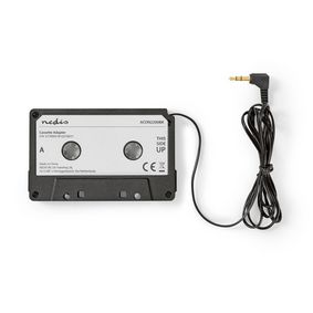 ACON2200BK Aux cassette-adapter voor autoradio | 3,5 mm | kabellengte: 1.00 m | zwart