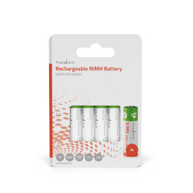 BANM26HR64B Oplaadbare nimh-batterij aa | 1.2 v dc | 2600 mah | 4-pak