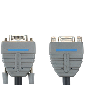 BCL1002 Vga verlengkabel vga male - vga female 15-pins 2.00 m blauw