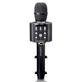 BMC-090BK Bluetooth® karaokemicrofoon met luidspreker & verlichting zwart
