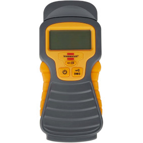 BN-1298680 Vochtigheidsmeter voor hout/wanden/bouwmateriaal met lcd display antraciet / geel