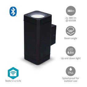 BTLOW05RGBW Smartlife buitenlamp | 760 lm | bluetooth® | 8.5 w | warm tot koel wit | 2700 - 6500 k | abs | 