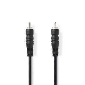 CAGB24170BK20 Digitale audiokabel | rca male | rca male | vernikkeld | 2.00 m | rond | pvc | zwart | doos