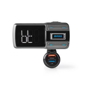 CATR101BK Fm-audiotransmitter voor auto | zwanenhals | handsfree bellen | 2.0 