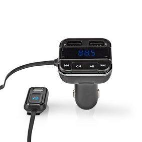 CATR123BK Fm-audiotransmitter voor auto | gefixeerd | handsfree bellen | 0.8 